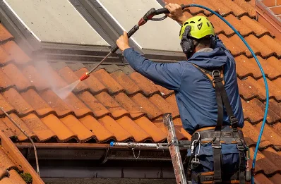Démoussage et hydrofuge de toiture à Erching